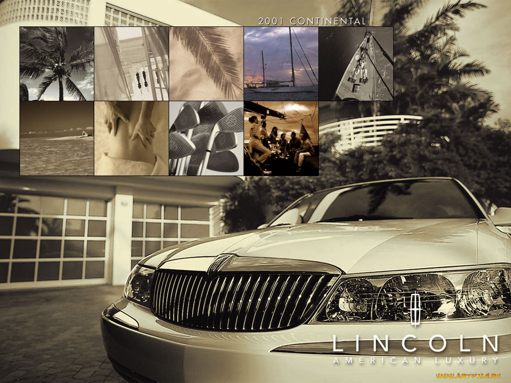 lincoln, continental, 2001, 